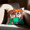 Аниме Eddsworld наволочка с Мэттом, повседневный стиль, декоративная, подходит для домашнего декора, без наполнителя