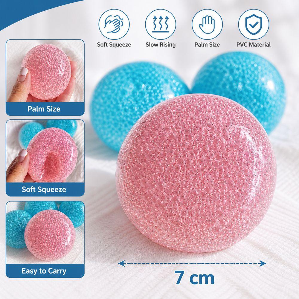 Slow Rebound Stress Ball Toy Anti-stress Fidget Squeeze Toy Release Anxiety Toys Stress Relief