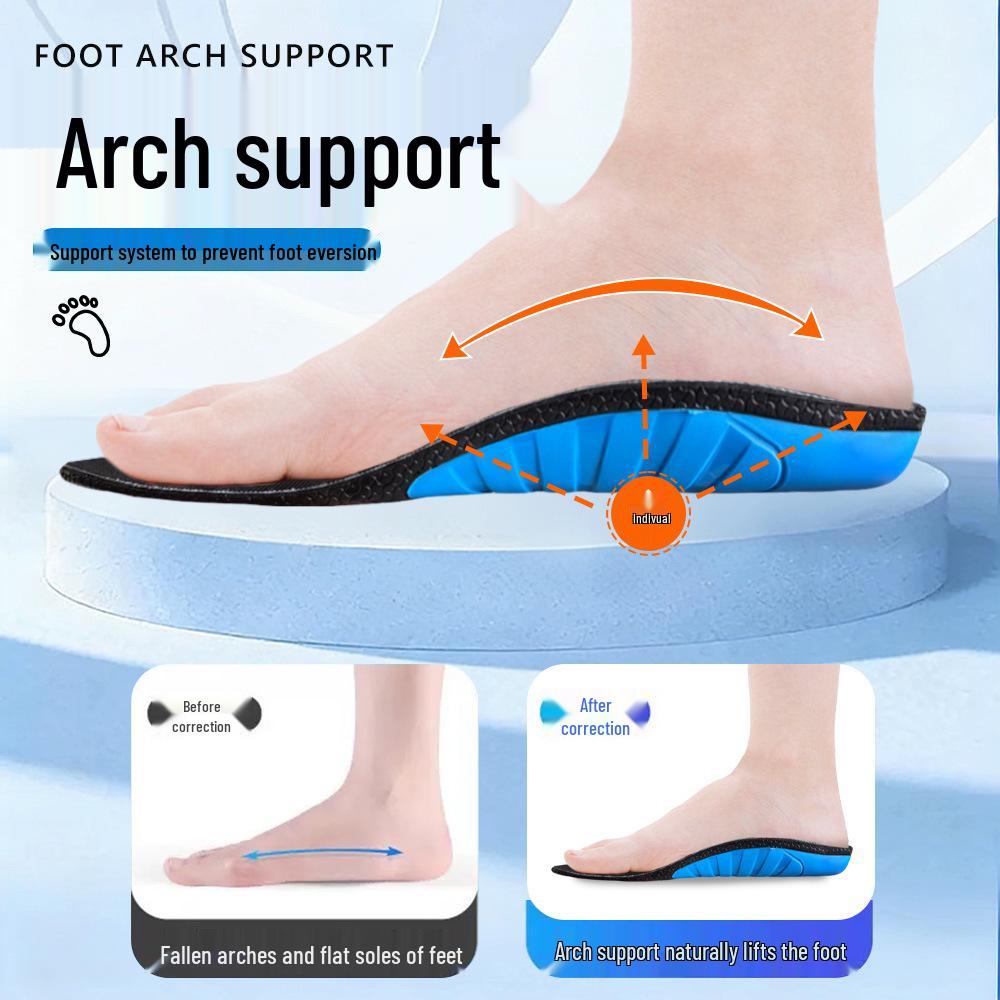 Whale Pad Professional Orthotic Insoles for Flat Feet, Eversion, and Bow Legs Correction