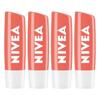 Lip Care Lip Balm, Peach Shine, 4.8g, 4 Pieces