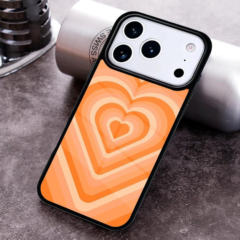 Чехол для телефона с узором в виде сердца для iPhone 17 16 15 Pro Max Air 14 13 12 11 Plus Ударопрочный Capa Чехол