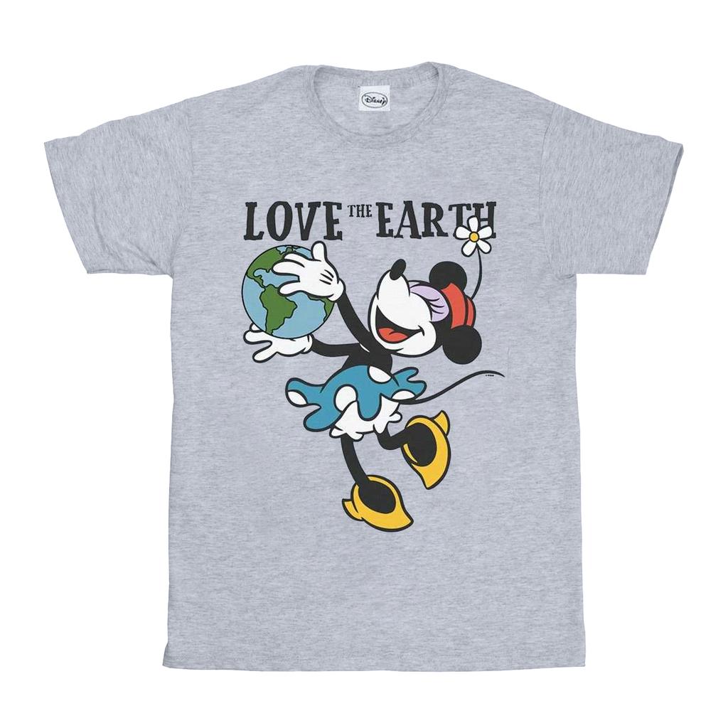 Disney Mens Mickey Mouse Love The Earth T-Shirt