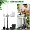 Toilet Plunger & Brush Cleaning Set Base — An Efficient Solution For Clogged Toilets. This Powerful Effectively Clears Blockages And Stains