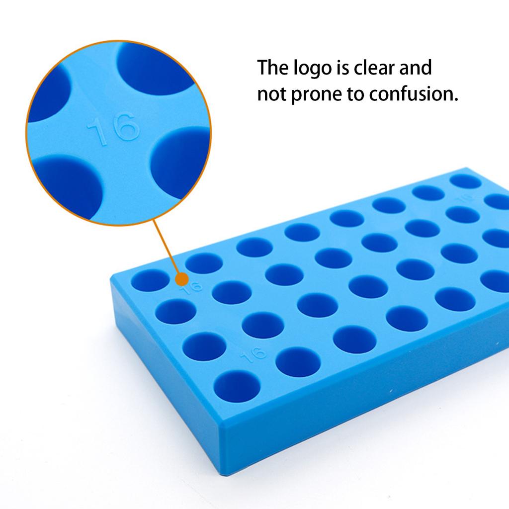 Ящик для хранения инструментов для эффективной организации, многоотверстийный дизайн, держатель для сверл, лоток для мастерских и любителей делать все своими руками