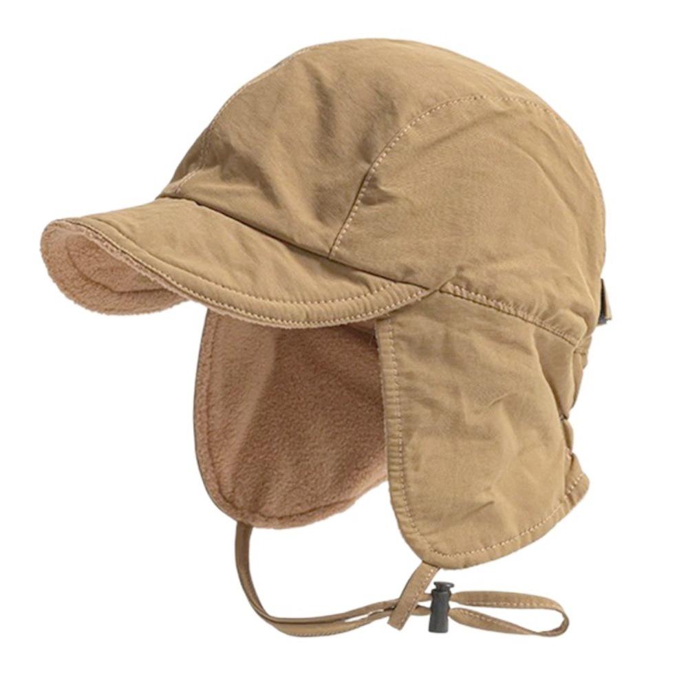 Ветрозащитная бархатная шапка-пилот однотонная зимняя шапка японская шапка-бомбер для улицы
