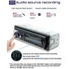 1 DIN автомагнитола Радиоприемник для автомобиля MP3-плеер USB Автомобильный аудиопроигрыватель Интерфейс 12 Pin Быстрая зарядка USB Четырехканальный выход