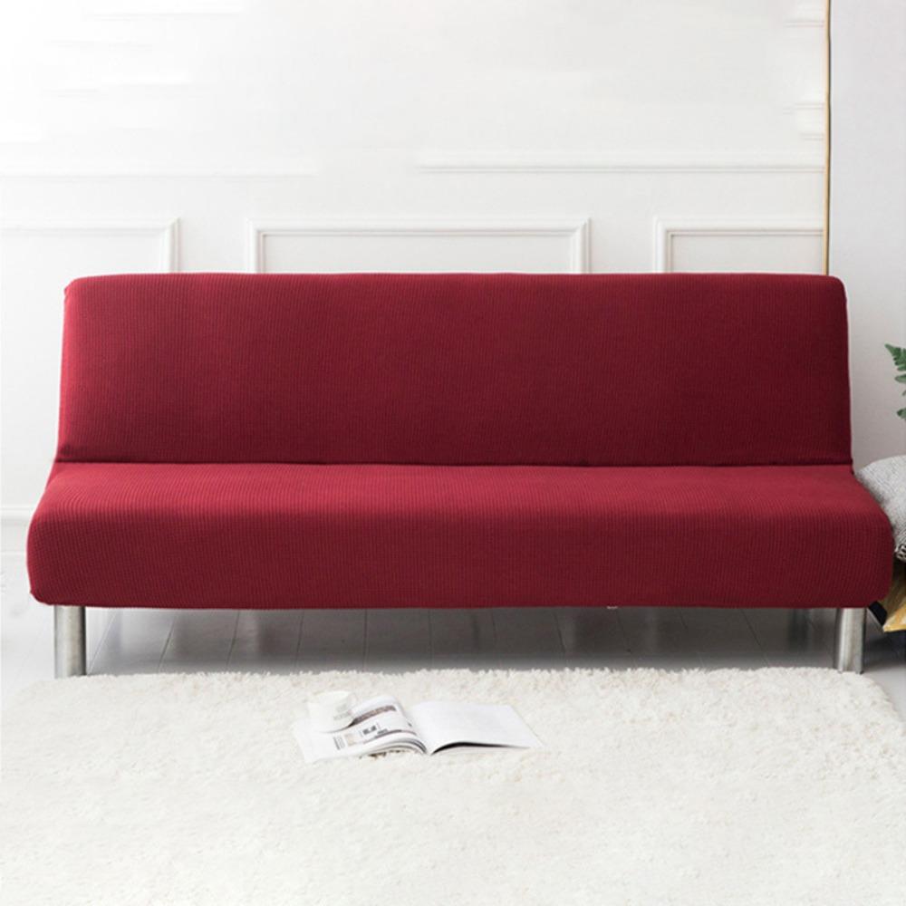 Removable Futon Sofa Cover Elastic Bench Cover Household Armless Sofa Slipcover  Home