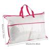 with Zipper Pillow Storage Bag Non-woven Tote Bag  for Storing Pillows and Blankets