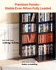 Media Storage Cabinet, 6-Tier DVD Shelf Organizer, 610 x 368 x 1270 mm Multimedia Storage Organizer for CDs, DVDs, Books, Games, CD Shelf for Living