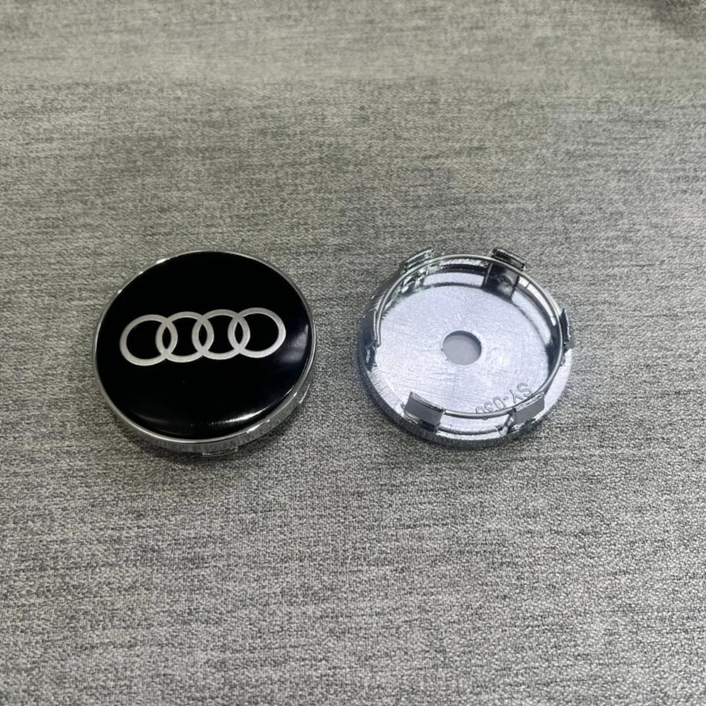 4Pcs 60mm Car Center Wheel Hub Cover Tire Cap For w1 Sline A1 A2 A3 A4 A5 A6 A7 A8 Q1 Q2 Q3 Q4 Q5 Q6 Q7 Q8 TT Auto Accessories1w