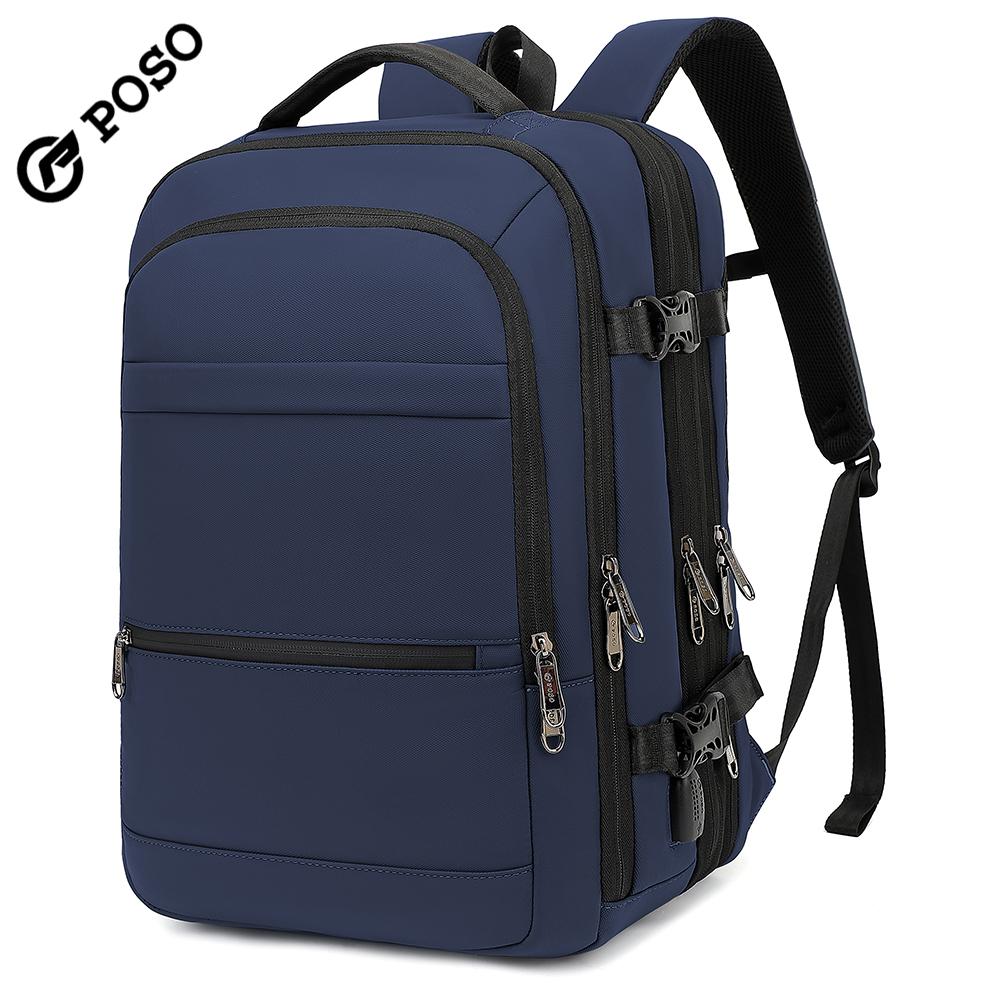 Men Backpack for 17/17.3 Inch Laptop Large-capacity 45 L Expandable, With USB Charging Port ,180° Opening,Eaqual To 22 Inch Suitcase