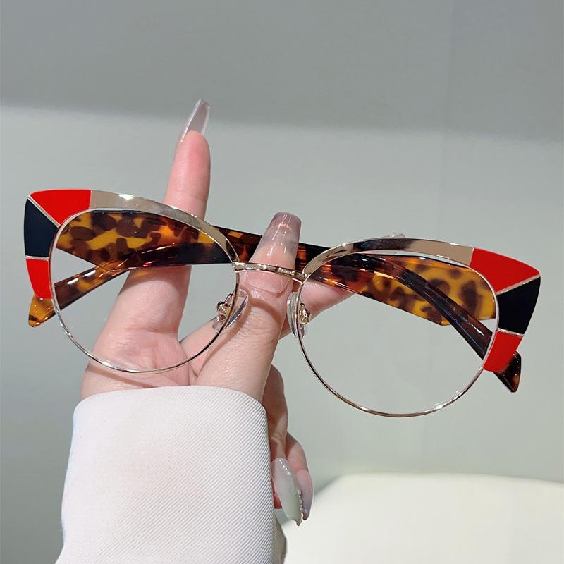Очки Кошачий глаз с защитой от синего света Женские Для женщин Винтажные Роскошный бренд Дизайнерские Миопия Рецептурные Оптические Оправа для очков