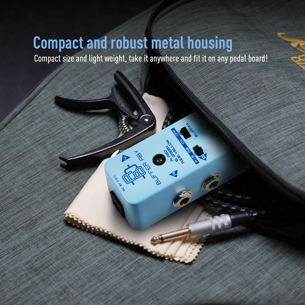 SONICAKE Line Selector Guitar Effector Pedal Buffer ABY