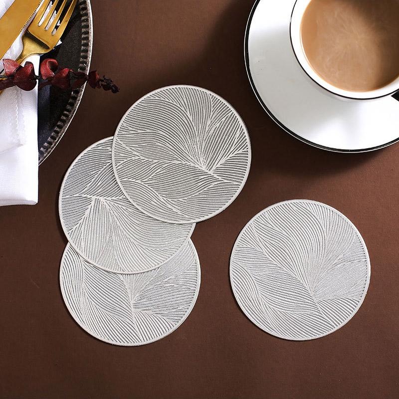 Круглый коврик под чашку Термостойкая подставка под обеденный стол Противоскользящая защита для обеденного стола Кухонные принадлежности Кружка для кофе и чая с горячим напитком