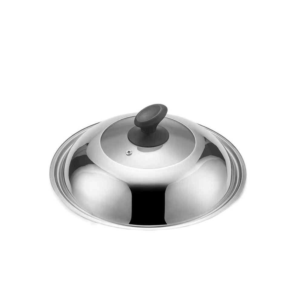 Крышка для вока 28/30/32/34/36/38 см, универсальная крышка для сковороды, нержавеющая сталь, прозрачная крышка для кастрюли, блюдо