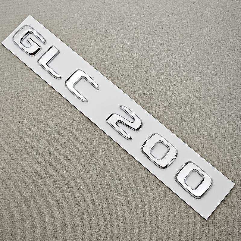 CXEHU1 3D ABS GLC200 GLC260 GLC300 Rear Trunk Letters Emblem Badge Logo Sticker For Mercedes Benz GLC Class Car Styling Accessories