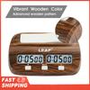 Chess Timer with Delay and Bonus Professional LEAP Chess Clock Digital for Board Games Timer Wood Grain Color Tools3