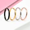 Minimalist Titanium Steel Smooth Ring Couple Pairing Ring Jewelry Proposal Rings Fashionable High-end Index Finger Rings New