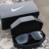 Nike Высококачественные Стильные Большой Размер Лицесужающие Уличные Легкие Солнцезащитные Очки Защита от УФ Квадратные Очки Унисекс Очки Черные DJ9897