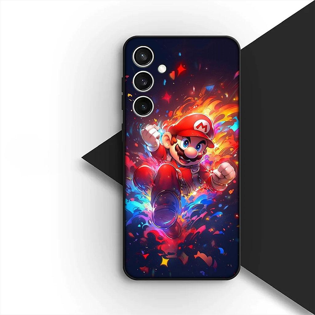 Poster M-marios-Wallpaper Phone Cover Soft Case for Samsung Galaxy S25 S24 S23 FE Ultra Plus S7 Edge S25+ S23+ A56 5G Casing