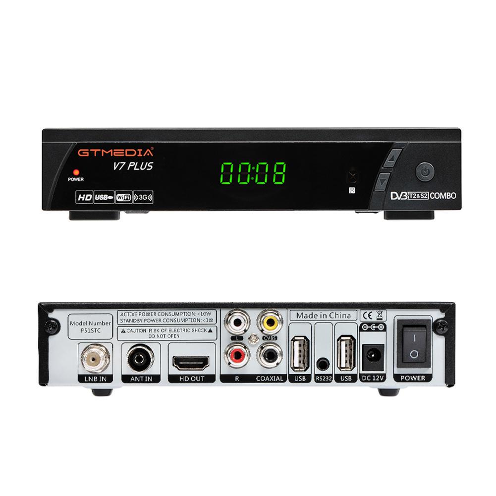 GTmedia V7 PLUS Спутниковый ресивер 1080P USB WiFi DVB-S/S2 DVB-T/T2 Камера