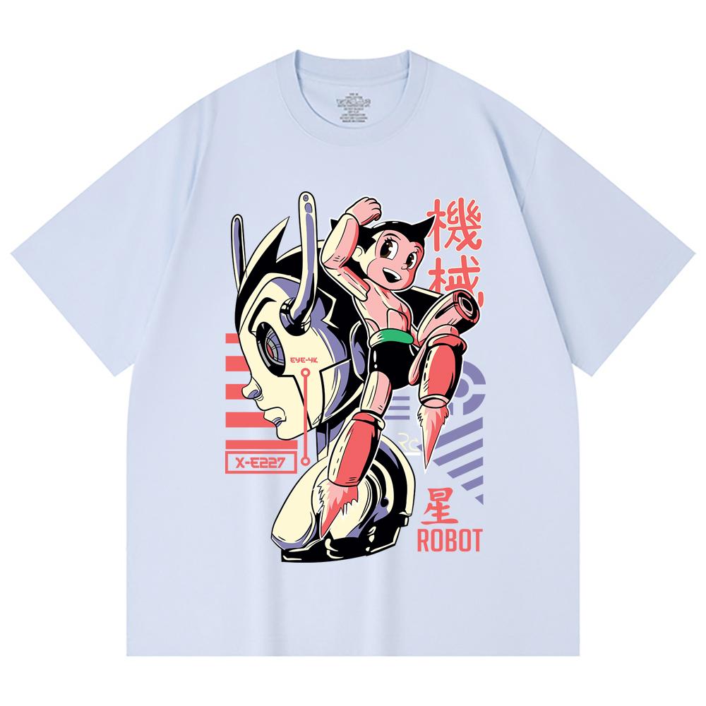 Унисекс футболка из плотного 100% хлопка, 230 г/м², с принтом Astro Boy V1