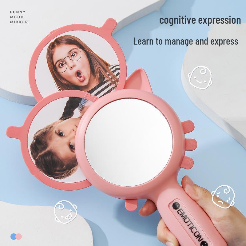 Baby Expression Puzzle Mirror: Emotion Recognition Cards for Toddlers