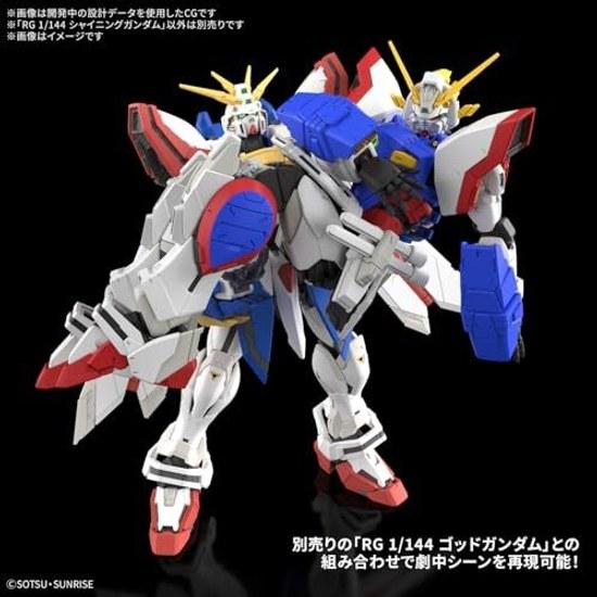 BANDAI SPIRITS RG Мобильный воин G Gundam Shining 1:144 Масштаб Предварительно окрашенная пластиковая модель