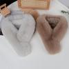 Multicolor Faux Fox Fur Collar Fashion Warm Shawl Scarve 2024 Fur Shawl Collar
