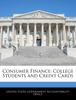 Книга Consumer Finance : College Students and Credit Cards