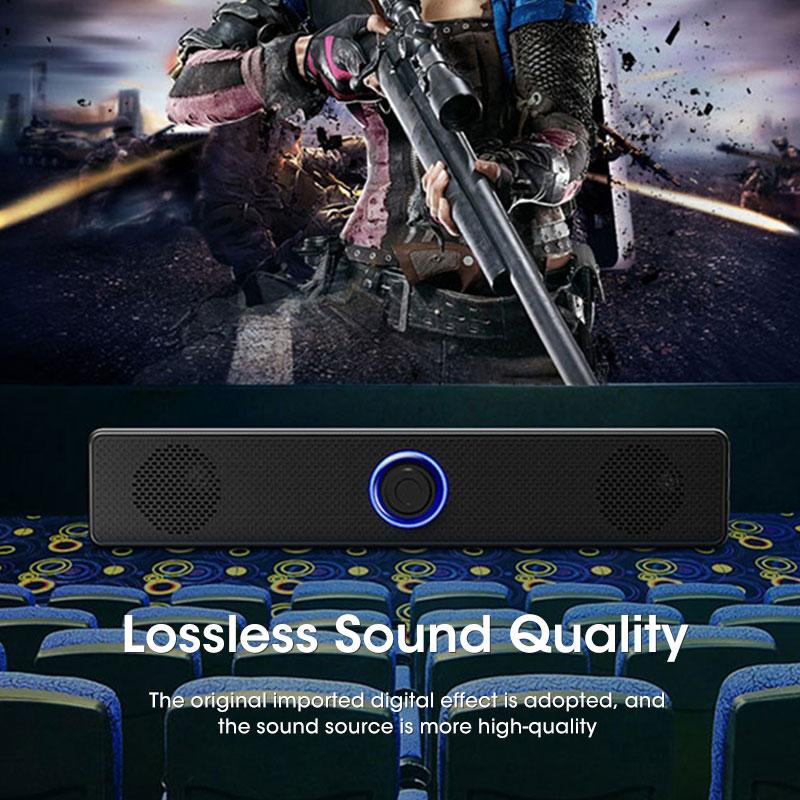 Niye проводной и Bluetooth динамик 360 объемный стерео домашний кинотеатр звуковая панель аудио динамик для настольного компьютера сабвуфер