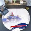 Bills Mafia pattern round rug,Carpet Rug for Living Room Bedroom Playroom ,Non-slip Floor Mat,Holiday Gifts and Birthday Gifts.