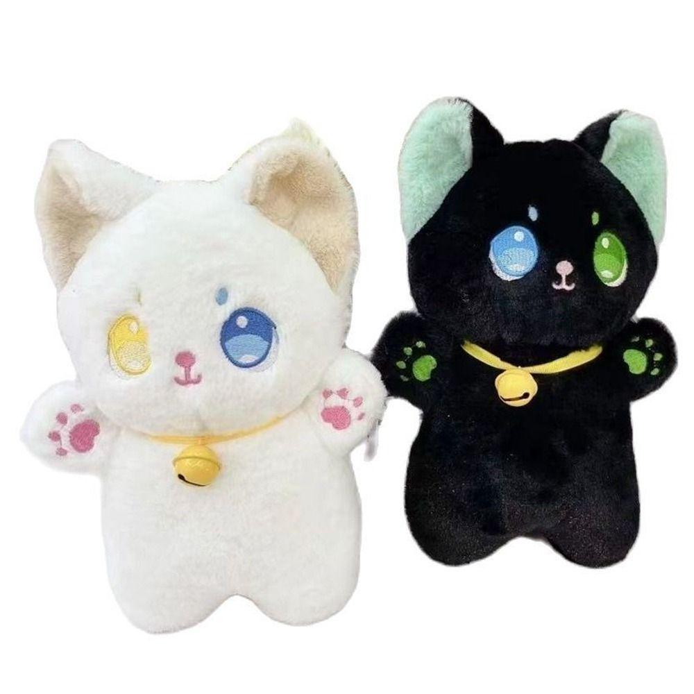 Fairy Cat Black and White Cat Plush Toy Stuffed Animal Kawaii Children's Toys