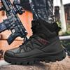 Desert Combat Boots Men Genuine Leather Hunting Trekking Camping Mountaineering Winter Work Shoes Zapatillas Hombre