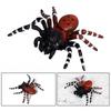 Искусственный паук, украшение на Хэллоуин, реалистичная гигантская модель паука с белым коленом, имитация пластикового паука, игрушки для розыгрышей, развивающие обучающие игрушки