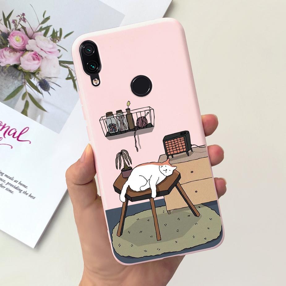 For Xiaomi Redmi Note 7 Case Note7 Pro Cute Cartoon Painted Phone Case For Xiaomi Redmi Note 7 Pro Redmi7 Back Cover Soft Bumper