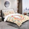 2/3Pcs Western Bull Skull Print Duvet Cover Set (1 Duvet Cover & 1/2 Pillowcase) Boho Tribal Bedding Set For Bedroom Decor