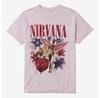 Nirvana In Utero Цветы Футболка для девочек Размер S-5XL Фанмейд Унисекс Футболка