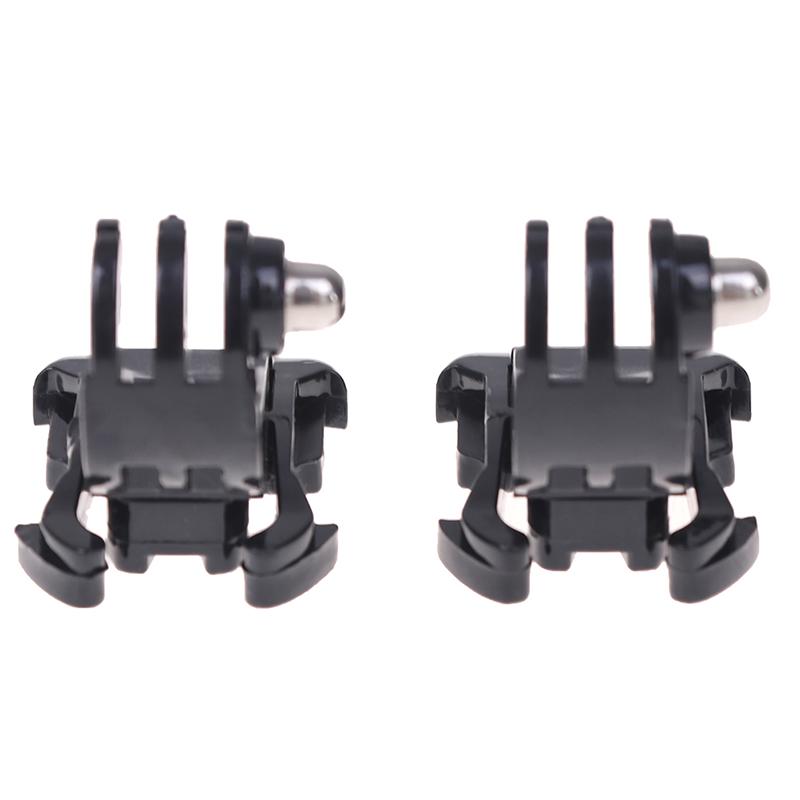 2 Pcs J-Hook Buckle Surface Mount Accessories Action Camera Helmet Fixed Base