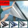 1 Roll Durable Plastic Material Privacy Sun Protection Window Film One-Way View Anti-Heat Insulation Sticker for Office Static Cling Installation