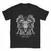 Футболка мужская Ville Valo HIM Band Heartagram Pentagram с юмористическим рисунком, коротким рукавом, круглым вырезом, из хлопка, классическая модель.