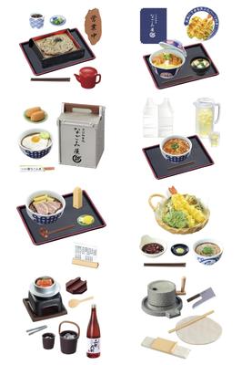 RE-MENT Petit Sample Series Soba Японский ресторан Nagomiya 1BOX Приблизительно. В115 x Ш70 x Г50 мм Изготовлен из ПВХ