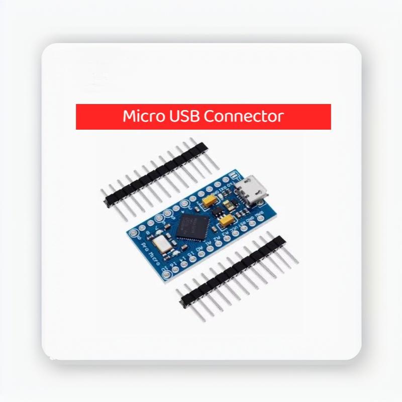 1 Set Replace Accessories Pro Micro Atmega32U4 5V 16Mhz For Pro Mini With 2 Row Pin Header For Leonardo Mini Usb Interface