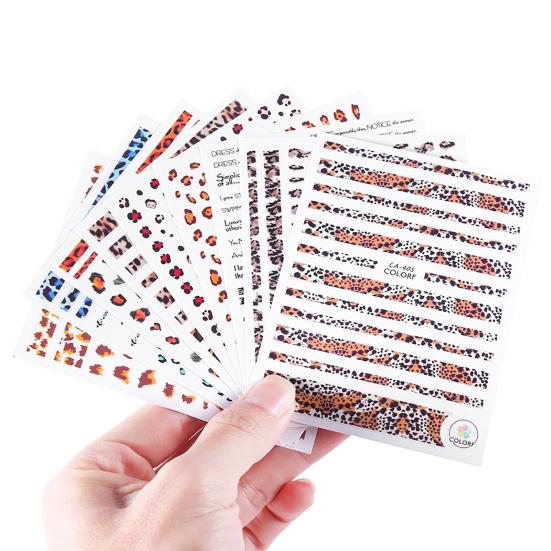 Наклейка, которую легко наклеить, изысканный модный леопардовый принт