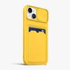 Кошелек-чехол со сдвижной крышкой для камеры и слотом для карты для iPhone 16 14 15 11 12 13 Pro Max X XR XS 7 8 SE, мягкий чехол из жидкого силикона