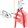 41 Sets Key Fob Hardware And Glass Running Pliers Tool, For Key Fob Hardware Tall, Silver
