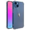 For iPhone 15 Clear TPU Phone Case Shockproof Four Corner Protection Cover