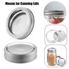 Sealing Tinplate Kitchen & Dining Wide Mouth Storage Bands Jar Caps Mason Jar Lid Canning Lids