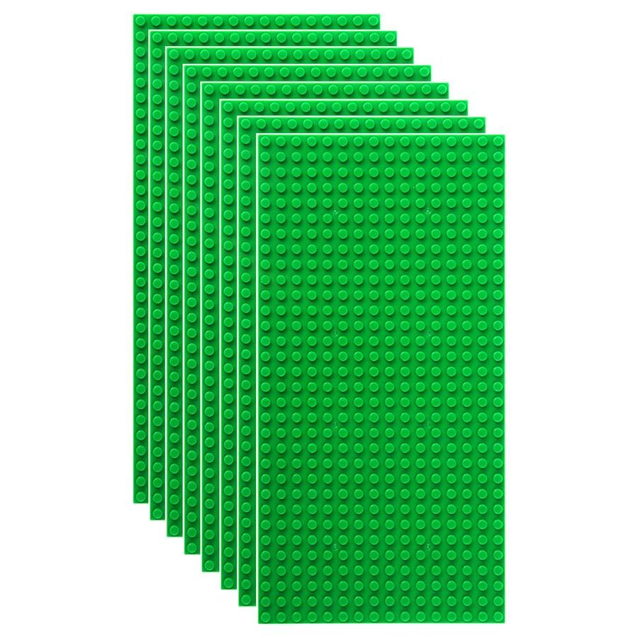 8 шт. 16x32 Точек Классические Базовые Пластины MOC DIY Пластиковые Кирпичи Основания Город Dimensions Строительные Блоки Фигурки Конструкторы