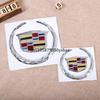 AABHQ1 ABS sliver/black Car Rear Trunk Boot Front Head Grille Badge 3D Logo Emblem for Cadillac SRX ATS XTS Auto Sticker Accessories